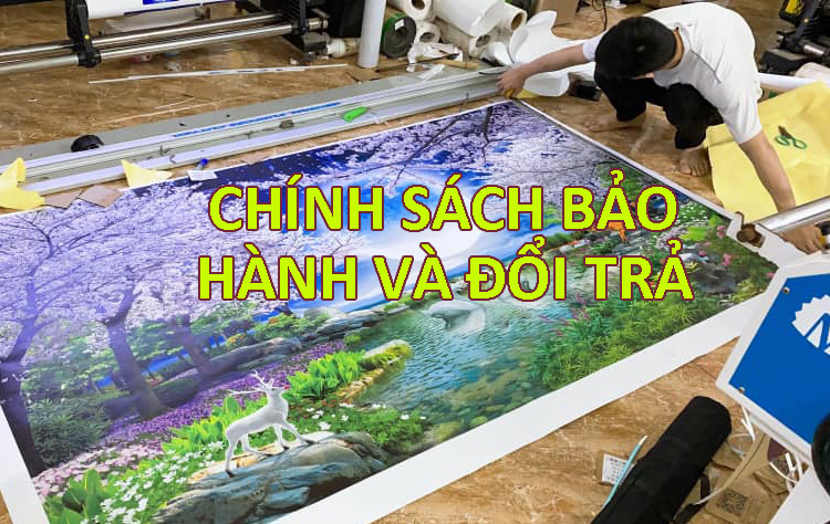 Chính sách bảo hành và đổi trả in 3d Vivid